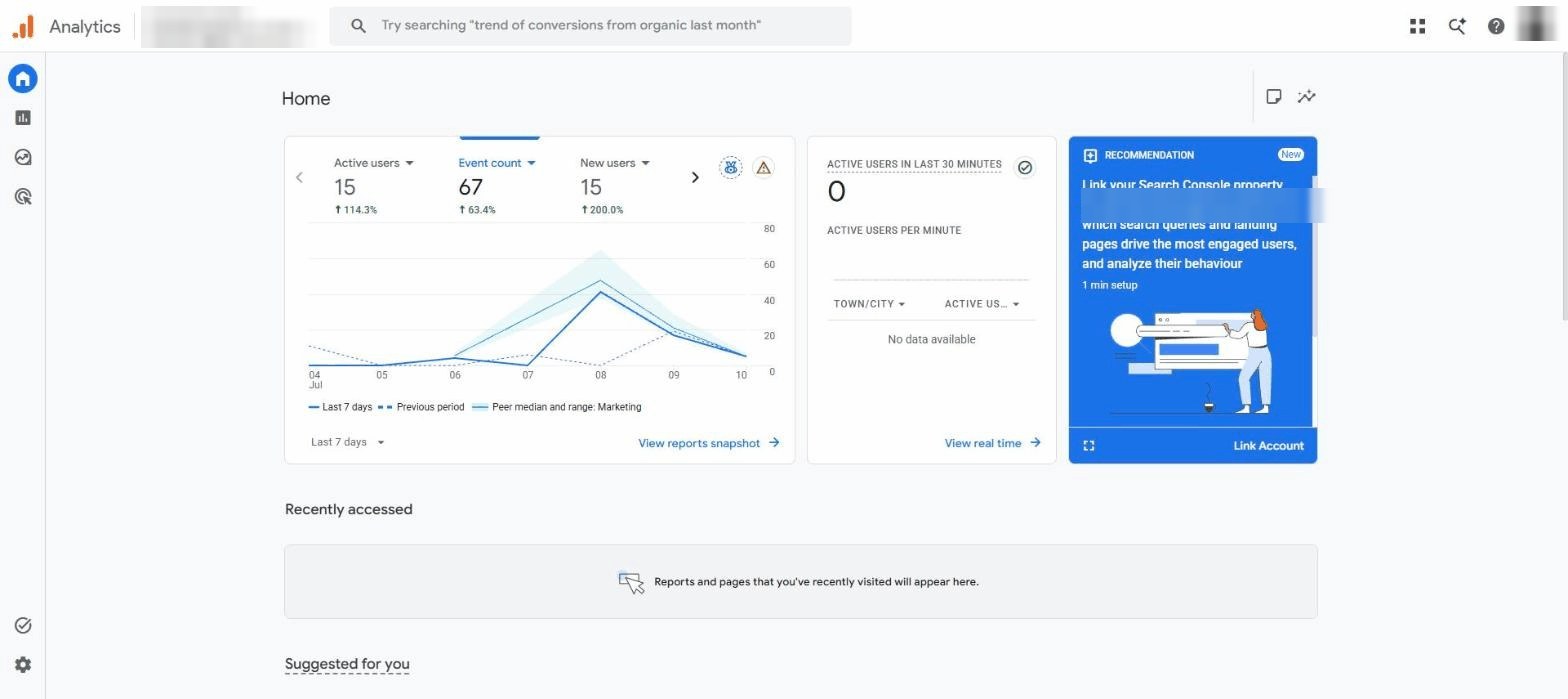 Open Analytics admin screenshot