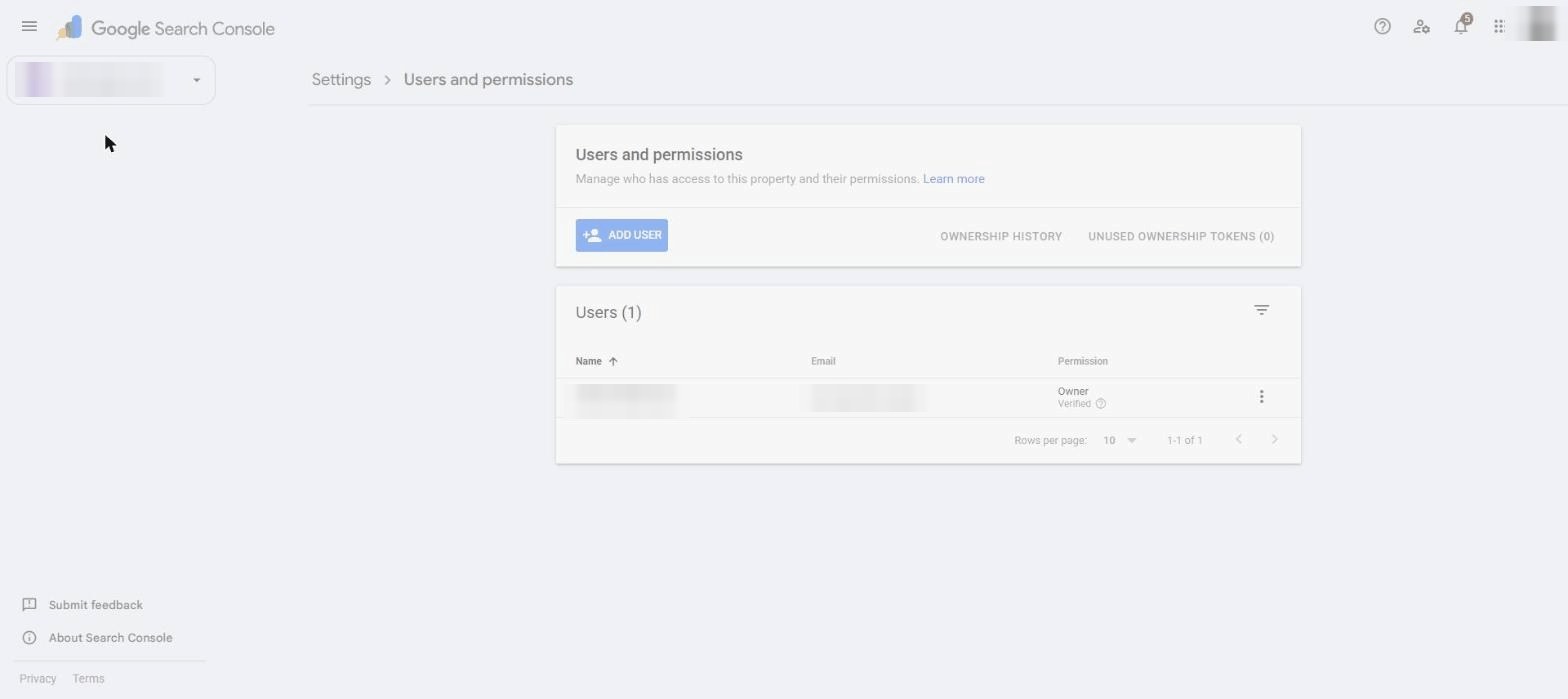 Click “Users and permissions” screenshot